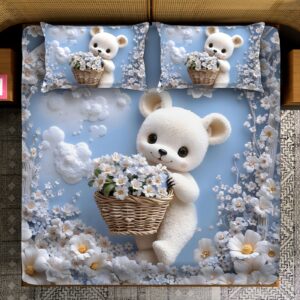 Premium 7D Luxury Bedsheet Set – Soft, Stylish & Super Comfortable